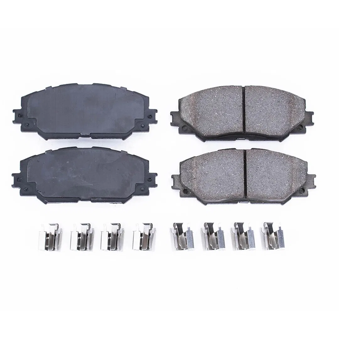 17-1210 – POWERSTOP Brake Pad, FMSI Number D1210 Ceramic Brake Pads Set Of 4 With Premium Stainless Steel Hardware